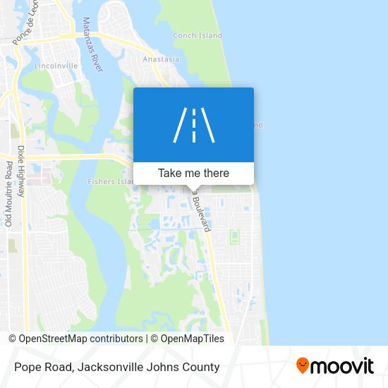 Mapa de Pope Road