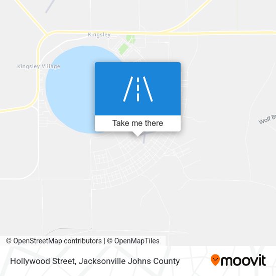 Hollywood Street map