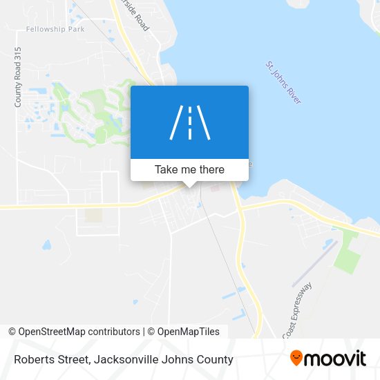 Mapa de Roberts Street
