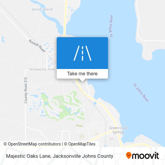 Mapa de Majestic Oaks Lane
