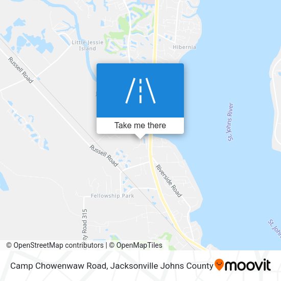 Mapa de Camp Chowenwaw Road