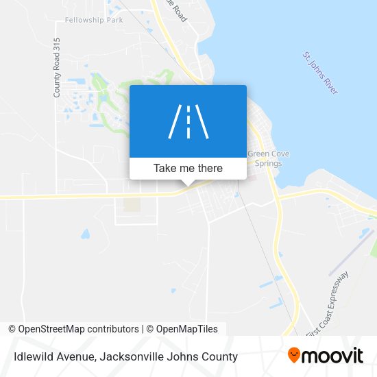 Mapa de Idlewild Avenue