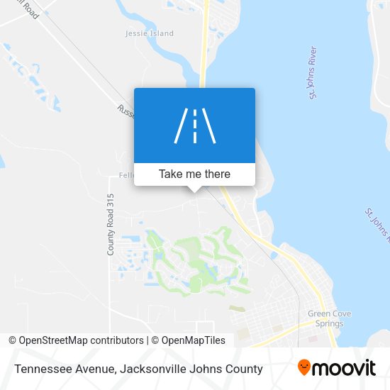 Mapa de Tennessee Avenue