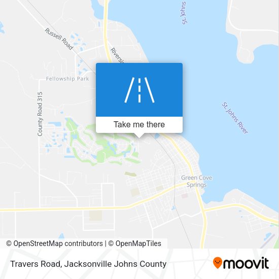 Travers Road map