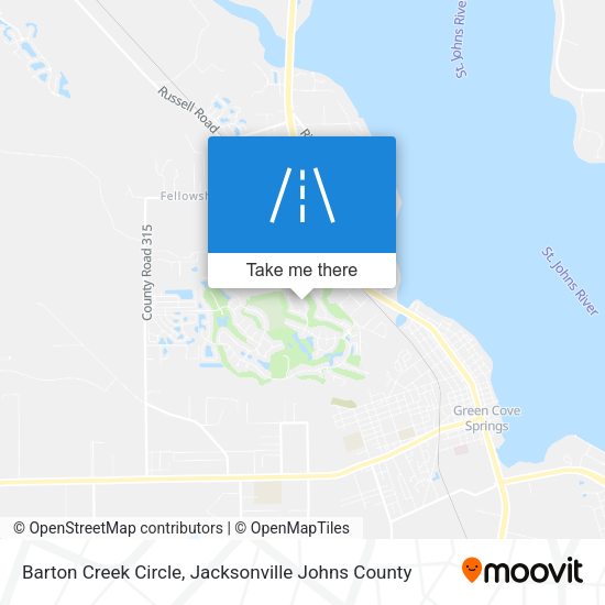Barton Creek Circle map