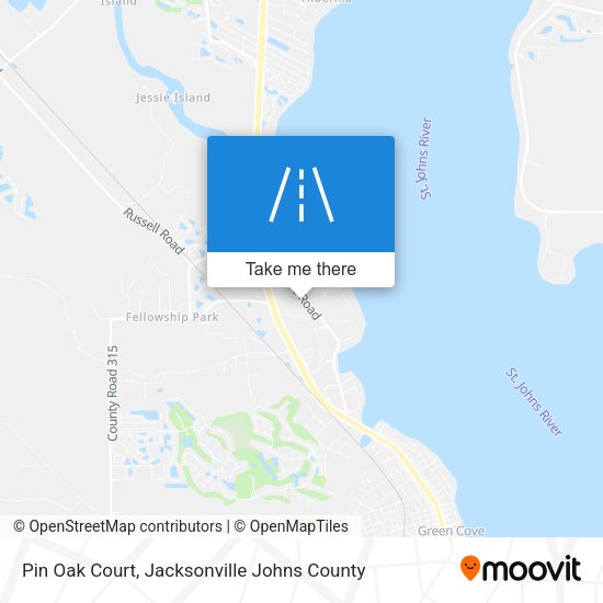 Pin Oak Court map