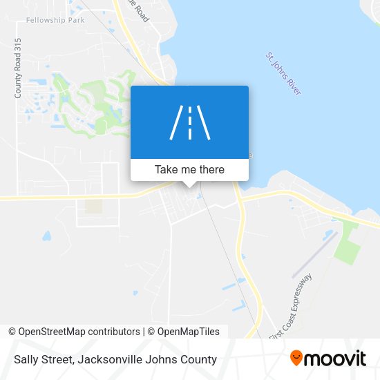 Sally Street map