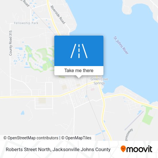 Mapa de Roberts Street North