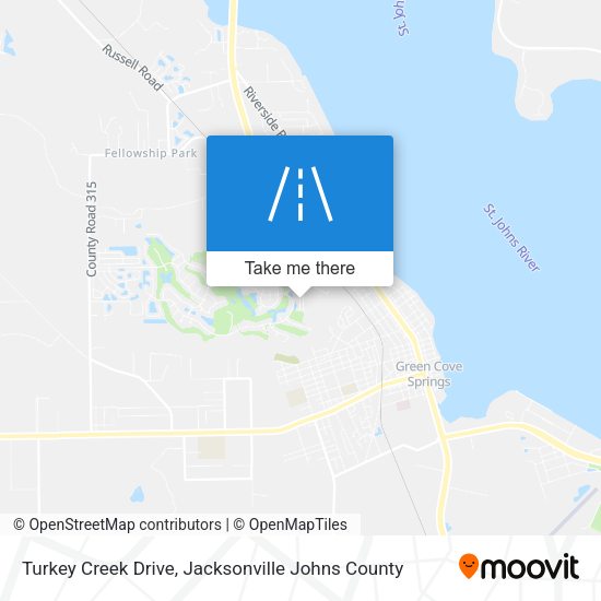 Turkey Creek Drive map