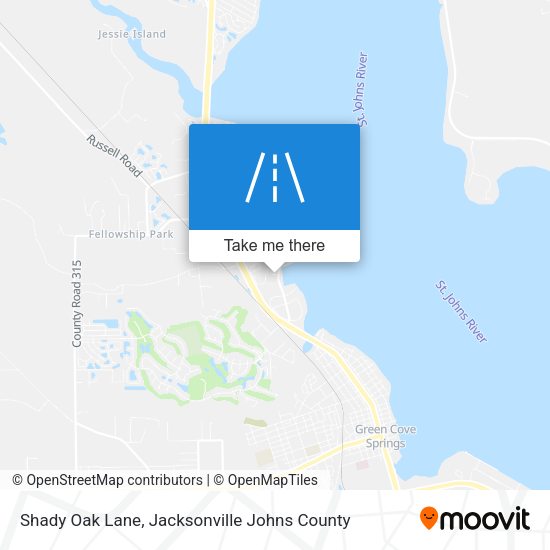 Mapa de Shady Oak Lane