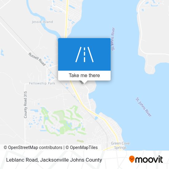 Mapa de Leblanc Road