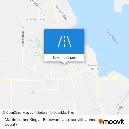 Mapa de Martin Luther King Jr Boulevard