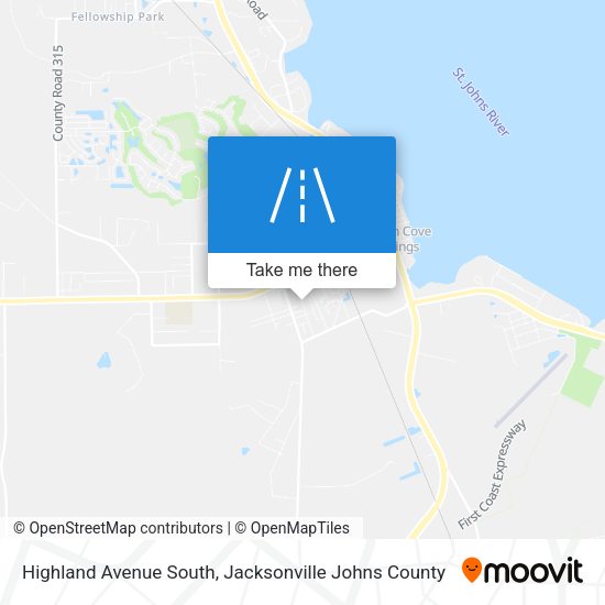 Mapa de Highland Avenue South