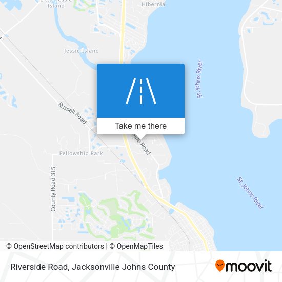 Riverside Road map