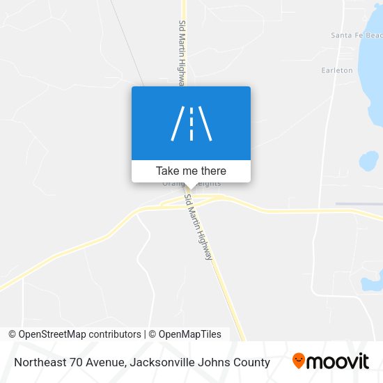 Mapa de Northeast 70 Avenue
