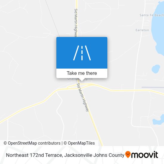 Mapa de Northeast 172nd Terrace