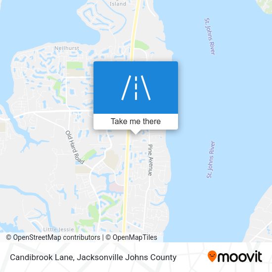 Candibrook Lane map