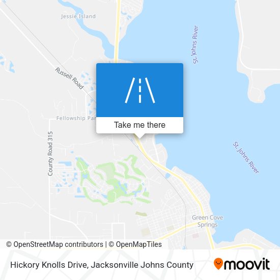 Mapa de Hickory Knolls Drive