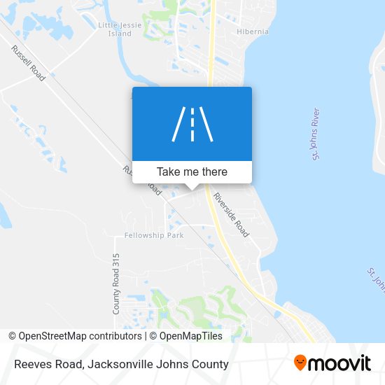 Reeves Road map