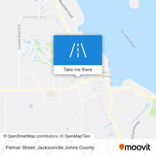 Palmer Street map