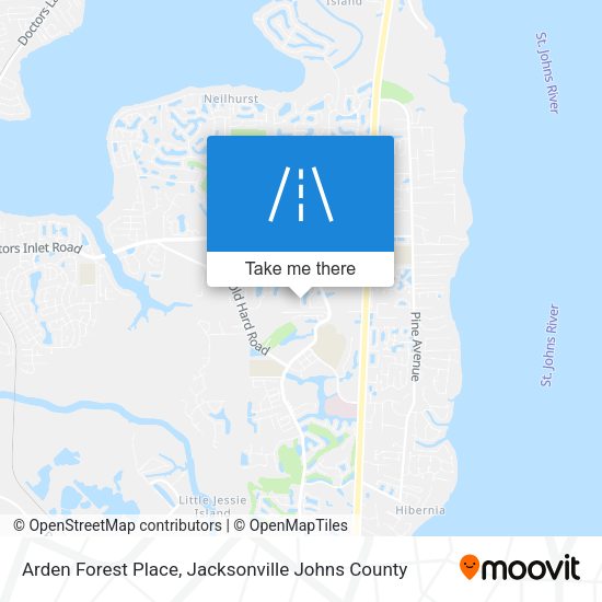 Arden Forest Place map