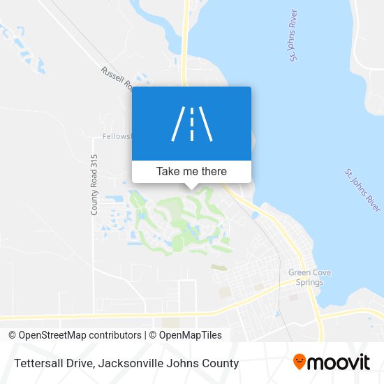 Mapa de Tettersall Drive