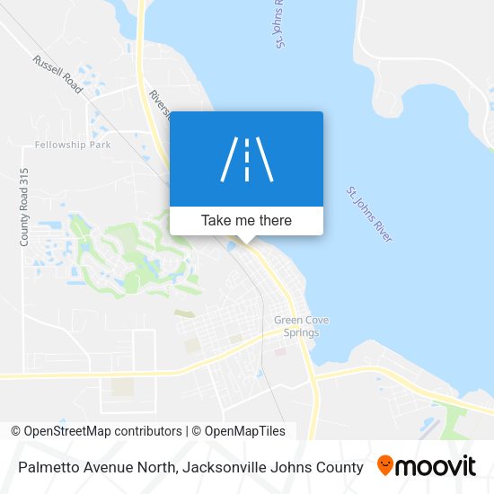 Palmetto Avenue North map
