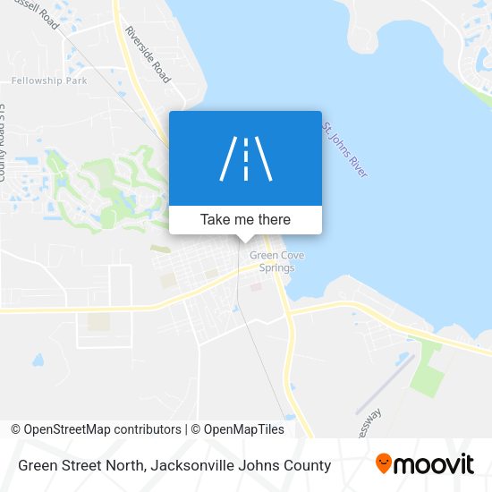 Green Street North map