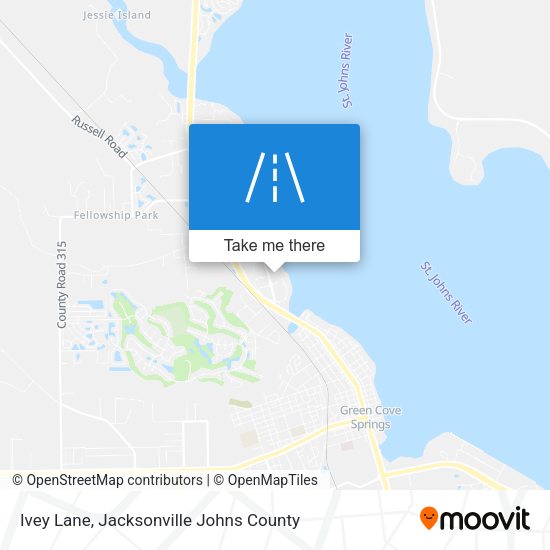 Ivey Lane map