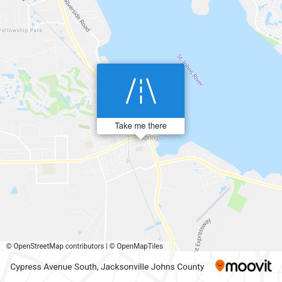 Cypress Avenue South map