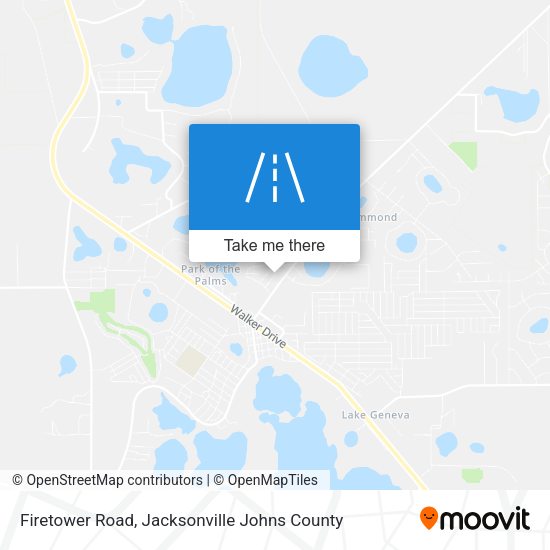 Mapa de Firetower Road