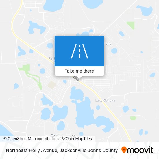 Mapa de Northeast Holly Avenue