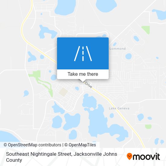 Southeast Nightingale Street map