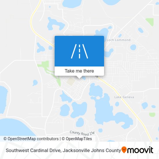 Mapa de Southwest Cardinal Drive