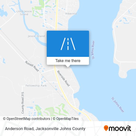 Anderson Road map