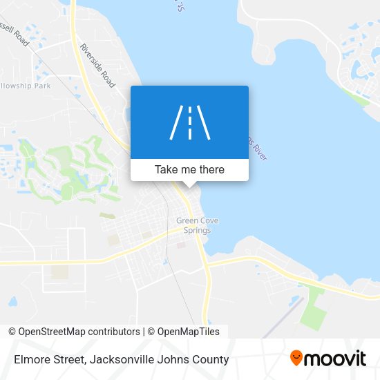 Elmore Street map