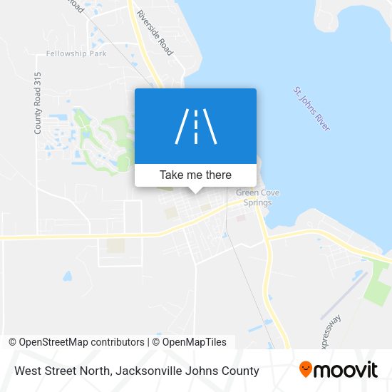 West Street North map