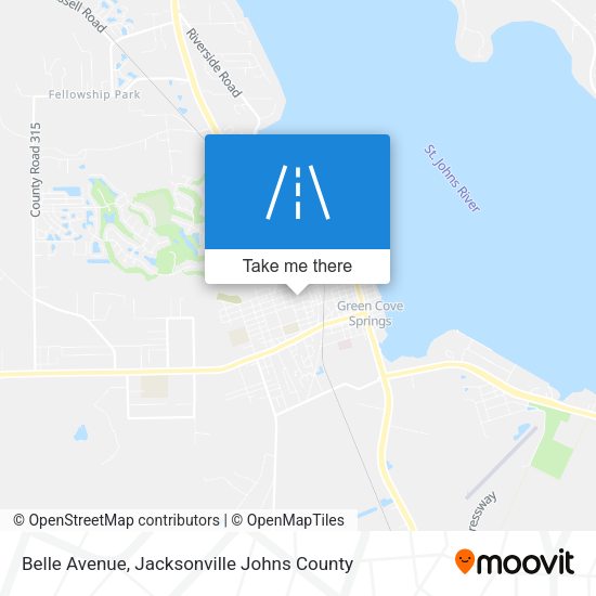 Belle Avenue map