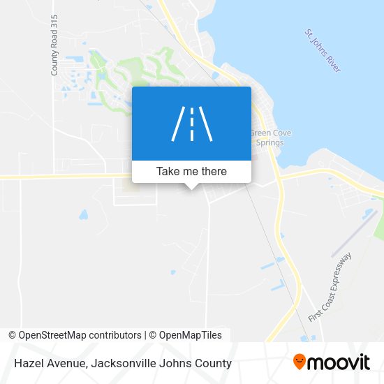 Hazel Avenue map