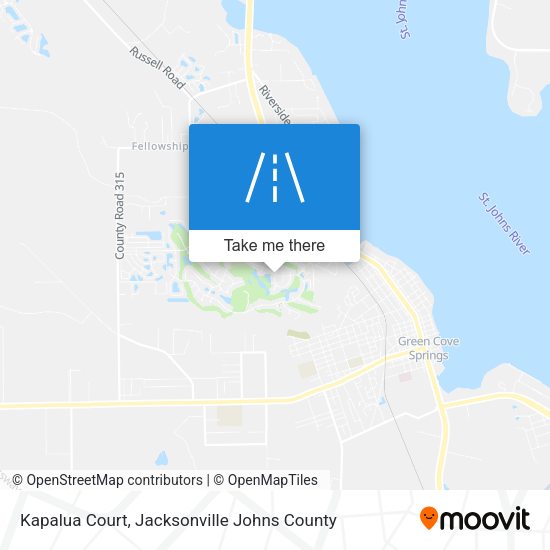 Kapalua Court map