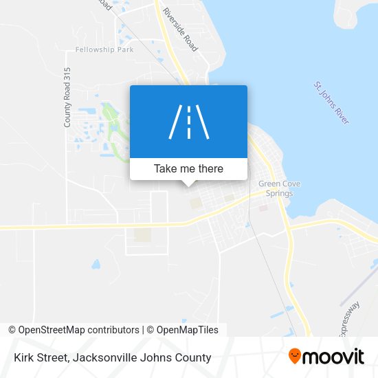 Kirk Street map