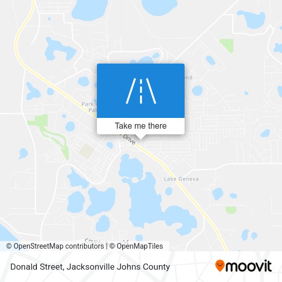 Donald Street map