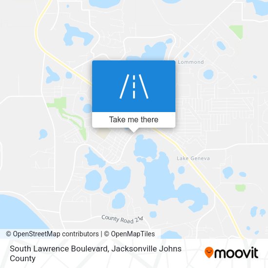 South Lawrence Boulevard map