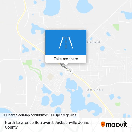 Mapa de North Lawrence Boulevard
