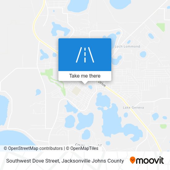 Southwest Dove Street map
