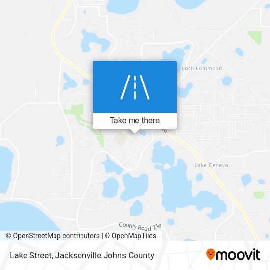 Lake Street map