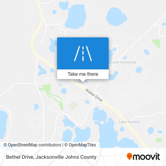 Bethel Drive map