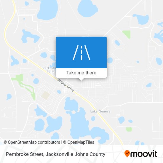 Pembroke Street map