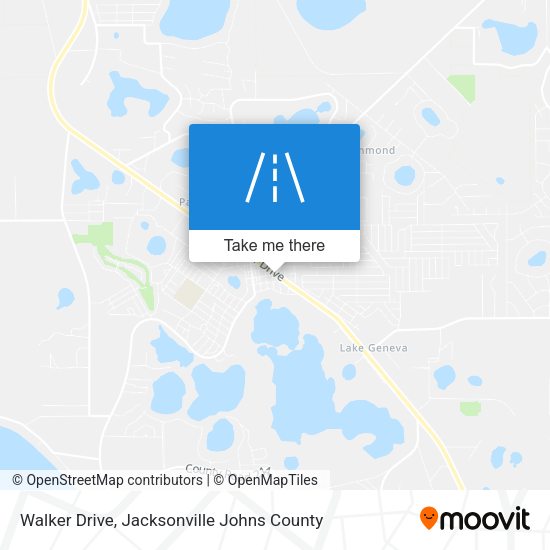 Mapa de Walker Drive