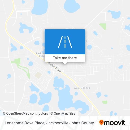 Lonesome Dove Place map